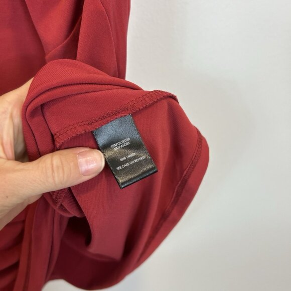 Torrid Womens Studio Knit V Neck Tank Top Plus 2X Red Raspberry Stretch - Picture 5 of 9